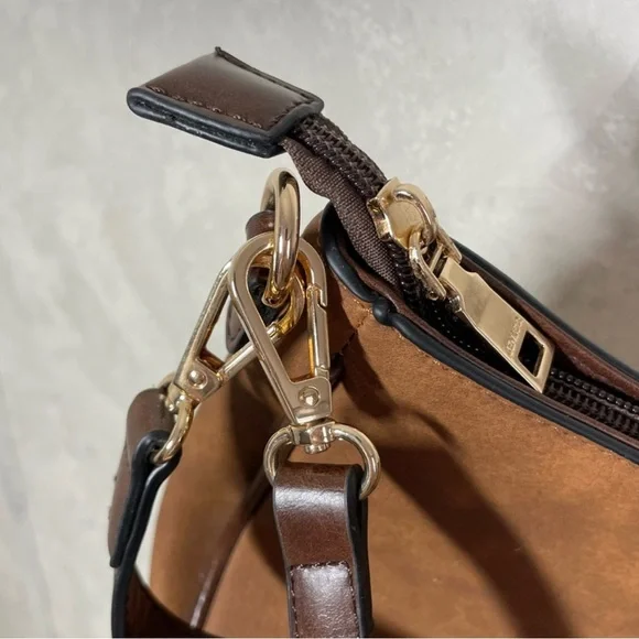 NWOT Jen & Co patchwork leather reversible bag - Picture 8 of 8